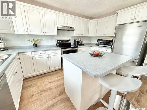 301 Rosher Street, Colonsay, SK - Indoor Photo Showing Kitchen With Double Sink