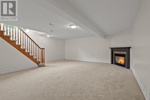 110 Heathercrest Private, Ottawa, ON - Indoor With Fireplace