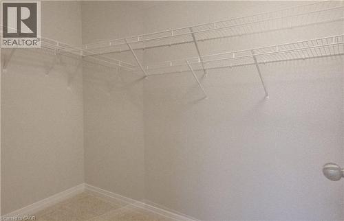 Walk-in closet featuring wire shelving, wire hanging rods, neutral wall paint, and carpeting - 89 Rivergreen Crescent, Cambridge, ON - Indoor With Storage
