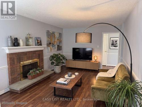 208 Anastasia Terrace, Mississauga, ON - Indoor Photo Showing Living Room With Fireplace