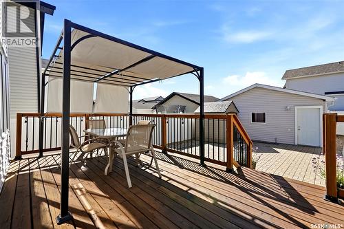 3326 Green Moss Lane, Regina, SK - Outdoor With Deck Patio Veranda With Exterior