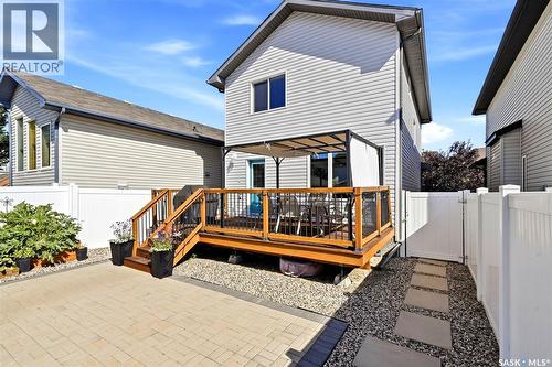3326 Green Moss Lane, Regina, SK - Outdoor With Deck Patio Veranda With Exterior