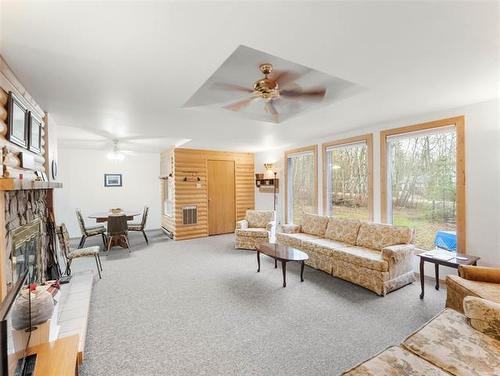 28 Lakeview Dr, Alexander, MB - Indoor With Fireplace