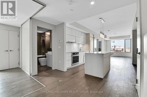 Kitchen / Eat-in Bar - 1504 - 101 Queen Street, Ottawa, ON - Indoor Photo Showing Kitchen With Upgraded Kitchen