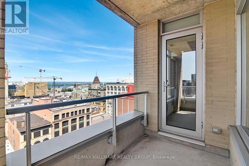 Balcony - 1504 - 101 Queen Street, Ottawa, ON - Outdoor With Balcony With Exterior