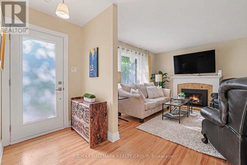 22 Dunvegan Road, Ottawa, ON - Indoor Photo Showing Living Room With Fireplace
