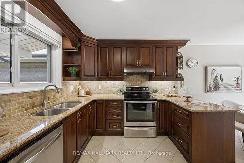 73 Fulbert Crescent, Toronto, ON - Indoor Photo Showing Kitchen With Double Sink