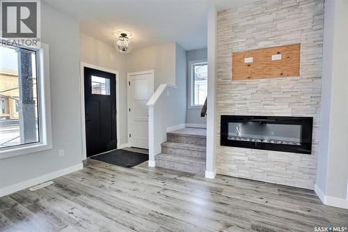 2956 Green Turtle Road, Regina, SK - Indoor With Fireplace