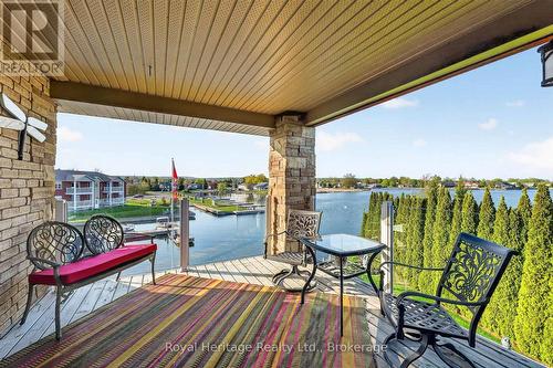 32 Edgewater Drive, Brighton, ON - Outdoor With Body Of Water With Deck Patio Veranda With Exterior