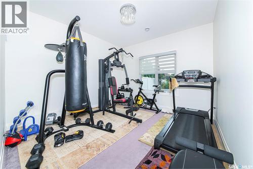 733 Gowan Road, Warman, SK - Indoor Photo Showing Gym Room