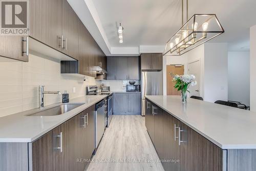 303 - 320 Plains Road E, Burlington, ON - Indoor Photo Showing Kitchen With Upgraded Kitchen
