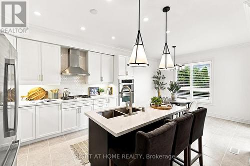 179 Cachet Boulevard, Whitby, ON - Indoor Photo Showing Kitchen With Double Sink With Upgraded Kitchen