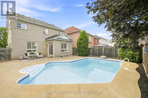 179 Cachet Boulevard, Whitby, ON - Outdoor With In Ground Pool With Backyard