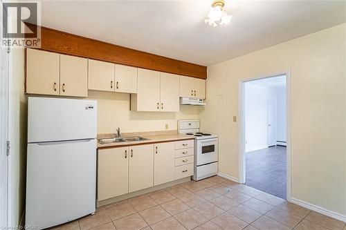 718 Ross Street Unit# 2, Burlington, ON - Indoor Photo Showing Kitchen With Double Sink