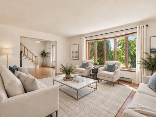Salle familiale - 11 Rue Hans-Selye, Kirkland, QC - Indoor Photo Showing Living Room