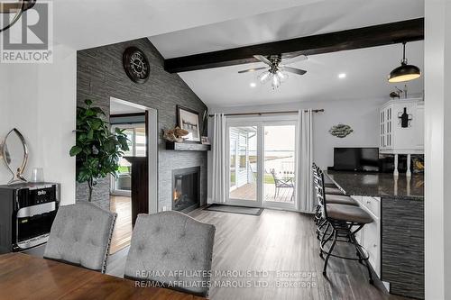 6576 Tree Haven Road, South Glengarry, ON - Indoor Photo Showing Living Room With Fireplace