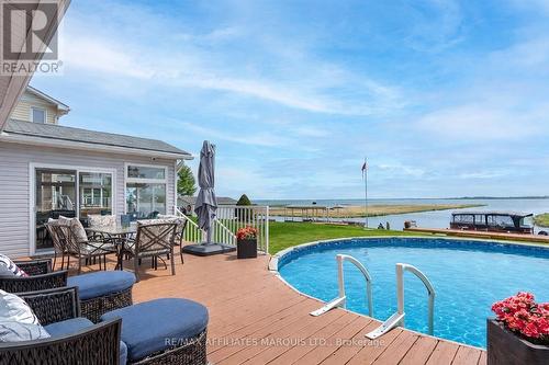 6576 Tree Haven Road, South Glengarry, ON - Outdoor With Above Ground Pool With Deck Patio Veranda