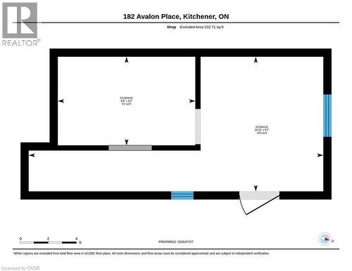Floor plan - 182 Avalon Place, Kitchener, ON - Other