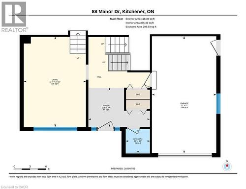 Floor plan - 88 Manor Drive, Kitchener, ON - Other