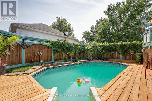 37 Fifth Avenue, St. Thomas, ON - Outdoor With In Ground Pool With Deck Patio Veranda With Backyard