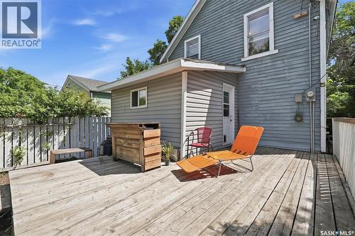 611 J Avenue S, Saskatoon, SK - Outdoor With Deck Patio Veranda With Exterior