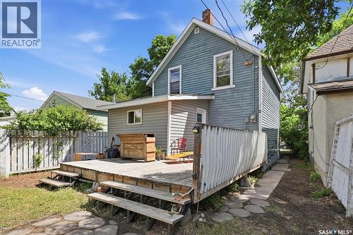 611 J Avenue S, Saskatoon, SK - Outdoor With Deck Patio Veranda With Exterior