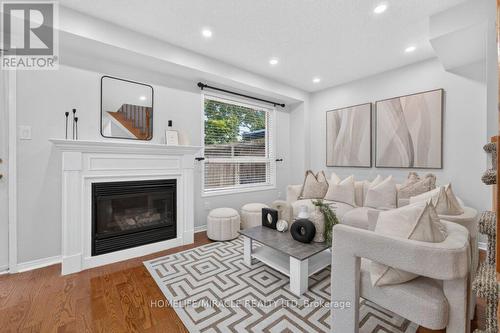 59 Dawson Crescent, Milton, ON - Indoor Photo Showing Living Room With Fireplace