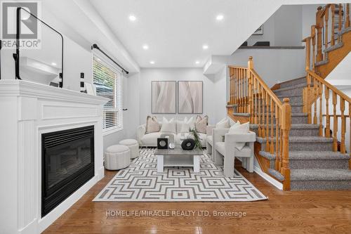 59 Dawson Crescent, Milton, ON - Indoor With Fireplace