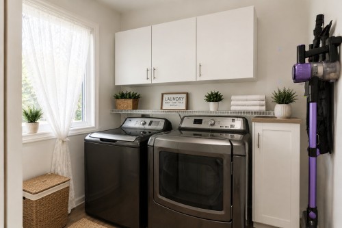 Salle de lavage - 1181 Rg St-Joseph, Sainte-Julienne, QC - Indoor Photo Showing Laundry Room