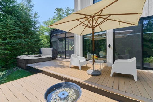 Terrasse - 43 Rg D'Ailleboust, Sainte-Béatrix, QC - Outdoor With Deck Patio Veranda With Exterior
