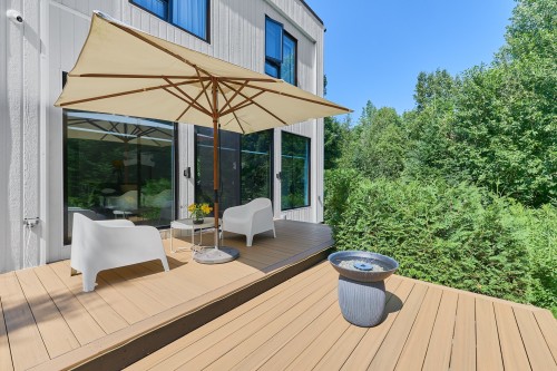 Terrasse - 43 Rg D'Ailleboust, Sainte-Béatrix, QC - Outdoor With Deck Patio Veranda With Exterior