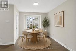 Virtually staged Dining area - 