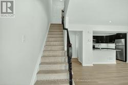 Freshly carpeted stairs - 