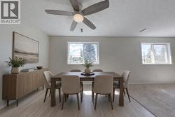 Unit 2. Visualization of dining room with furniture. - 