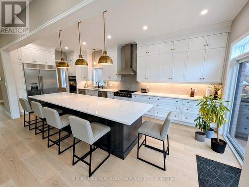 183 Ambrous Crescent, Guelph, ON - Indoor Photo Showing Kitchen With Upgraded Kitchen