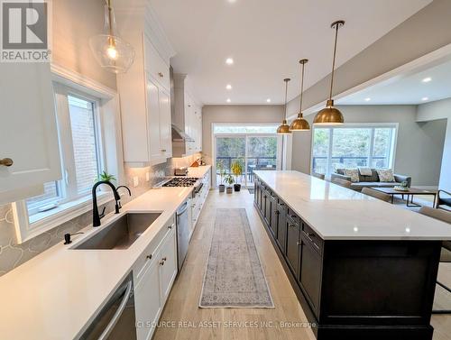 183 Ambrous Crescent, Guelph, ON - Indoor Photo Showing Kitchen With Upgraded Kitchen