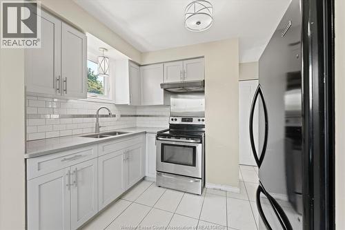 8020 Molnar, Windsor, ON - Indoor Photo Showing Kitchen With Double Sink