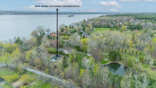 Photo aérienne - 8431 Route Marie-Victorin, Contrecoeur, QC - Outdoor With Body Of Water With View