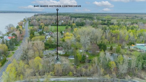 Photo aérienne - 8431 Route Marie-Victorin, Contrecoeur, QC - Outdoor With View