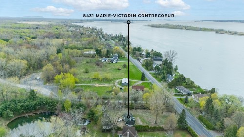 Photo aérienne - 8431 Route Marie-Victorin, Contrecoeur, QC - Outdoor With View