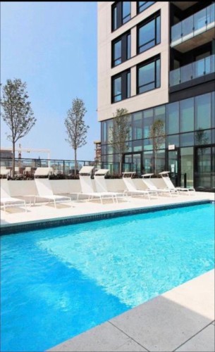 Pool - 1810-1288 Av. Des Canadiens-De-Montréal, Montréal (Ville-Marie), QC - Outdoor With In Ground Pool