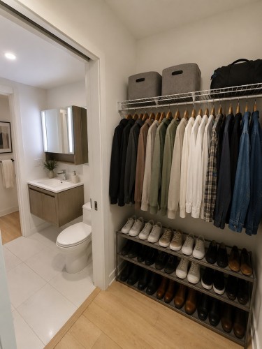 Closet - 1810-1288 Av. Des Canadiens-De-Montréal, Montréal (Ville-Marie), QC - Indoor