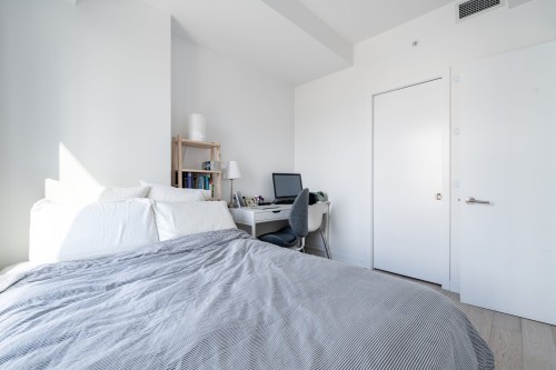 Bedroom - 1703-1288 Av. Des Canadiens-De-Montréal, Montréal (Ville-Marie), QC - Indoor Photo Showing Bedroom