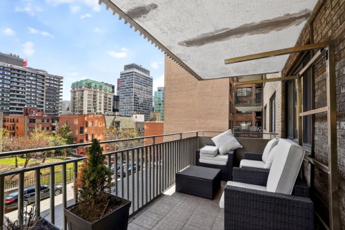 Balcon - 205-3455 Rue Drummond, Montréal (Ville-Marie), QC - Outdoor With Exterior
