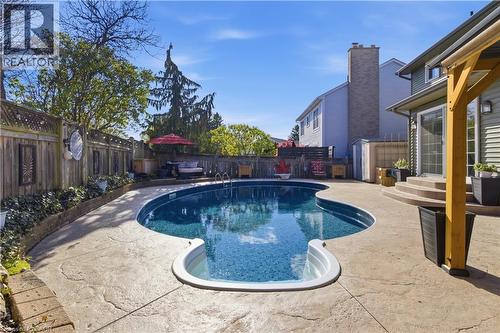96 Gordon Street, Cambridge, ON - Outdoor With In Ground Pool With Backyard