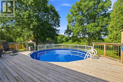 31 Algonquin Avenue, Flamborough, ON - Outdoor With Above Ground Pool With Backyard