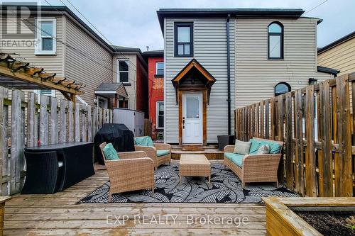 90 Gibson Avenue, Hamilton, ON - Outdoor With Deck Patio Veranda With Exterior