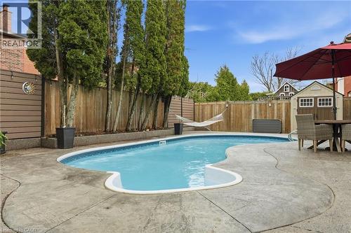 9 Stone Gate Drive, Grimsby, ON - Outdoor With In Ground Pool