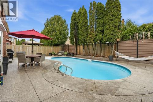 9 Stone Gate Drive, Grimsby, ON - Outdoor With In Ground Pool With Backyard
