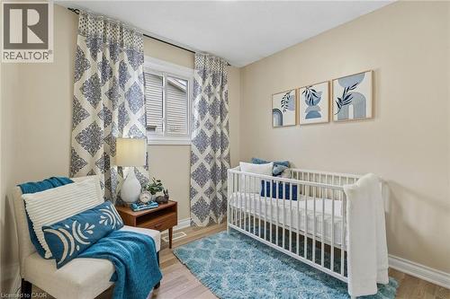 Nursery - bedroom 3 - 31 Mayfair Drive, Welland, ON - Indoor Photo Showing Bedroom